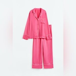 H&M Satin PJ Shirt & Pants
